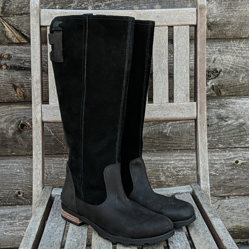 Sorel Emelie Tall Boots Waterproof Black